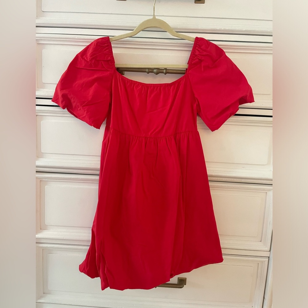 Pretty little thing red bubble dress